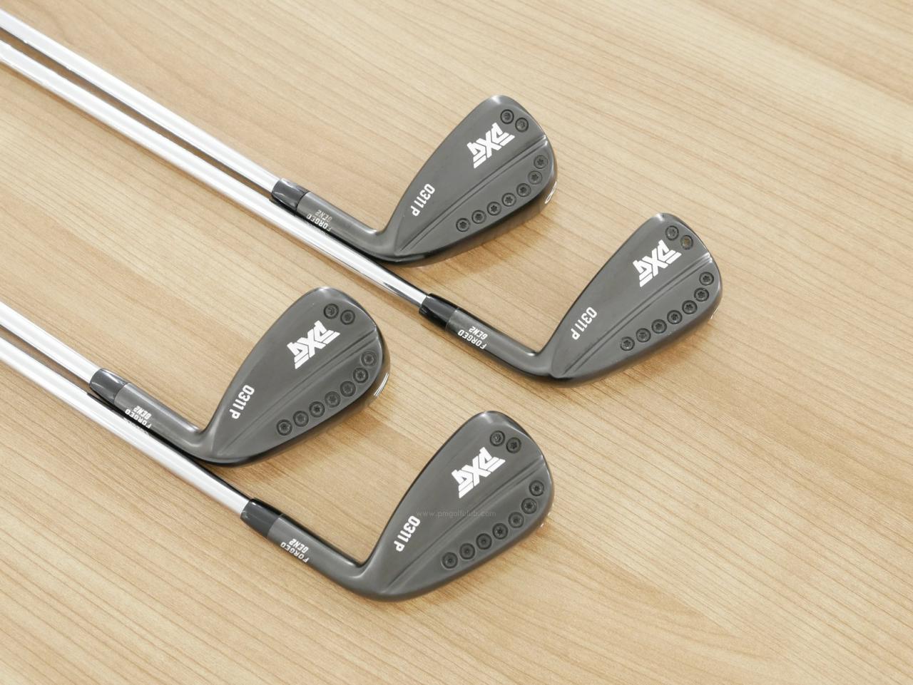 Iron set : PXG : ชุดเหล็ก PXG 0311P GEN 2 Black Forged (นุ่ม แน่น สวย เท่) มีเหล็ก 7-Pw (4 ชิ้น) ก้านเหล็ก NS Pro ZELOS 8 Flex S