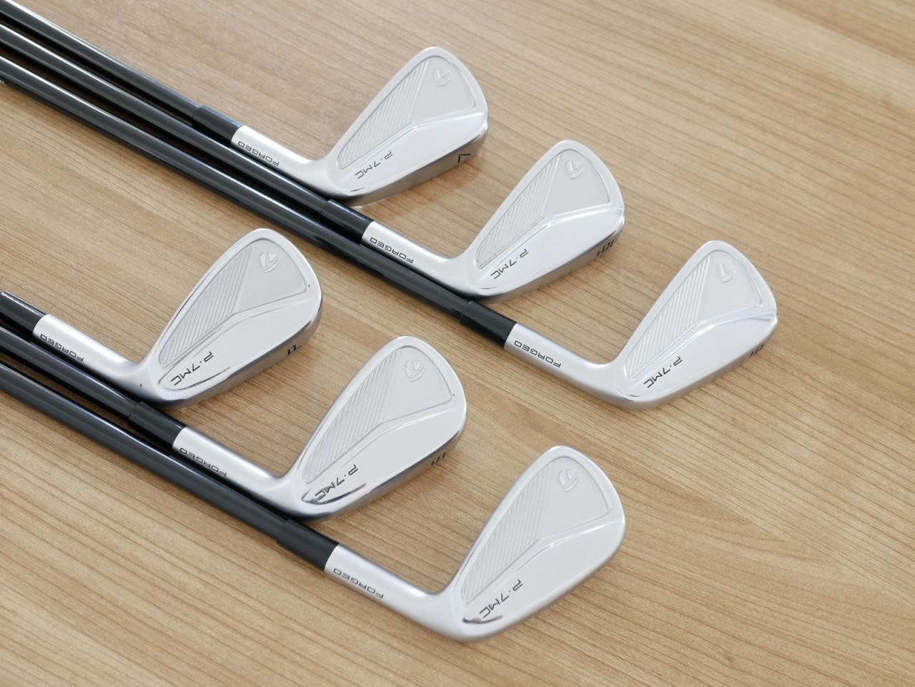 Iron set : Taylormade : ชุดเหล็ก Taylormade P7MC Forged (ซีรี่ย์ท้อปสุด ออกปี 2023) มีเหล็ก 5-Pw (6 ชิ้น) ก้านกราไฟต์ Mitsubishi Diamana Thump i95 Flex S