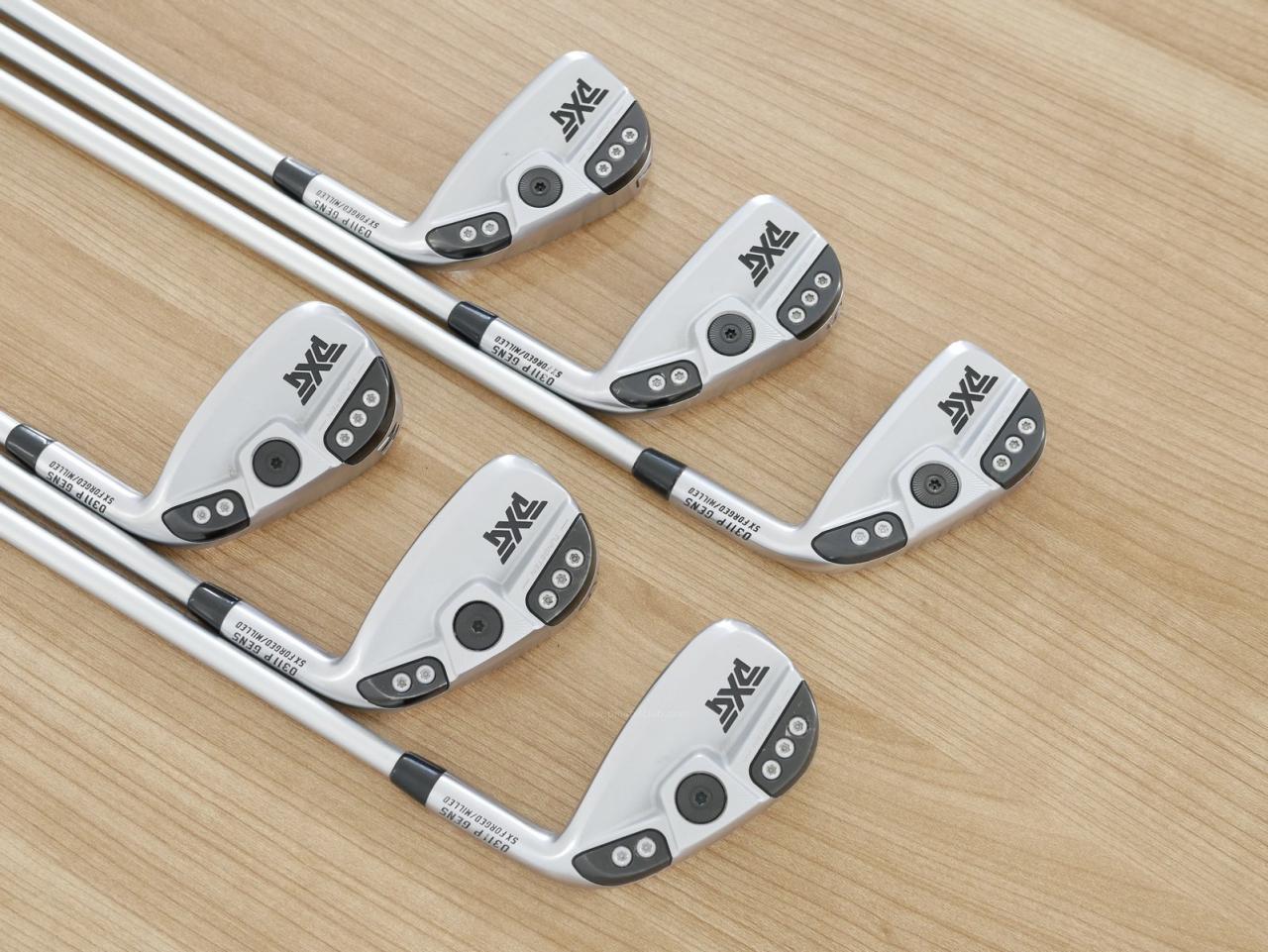 Iron set : PXG : ชุดเหล็ก PXG 0311P GEN 5 Forged Milled (ออกปี 2022 ตีไกล สวย ฟิลดี) มีเหล็ก 5-Pw (6 ชิ้น) ก้านกราไฟต์ Fujikura MCI 60 Flex R