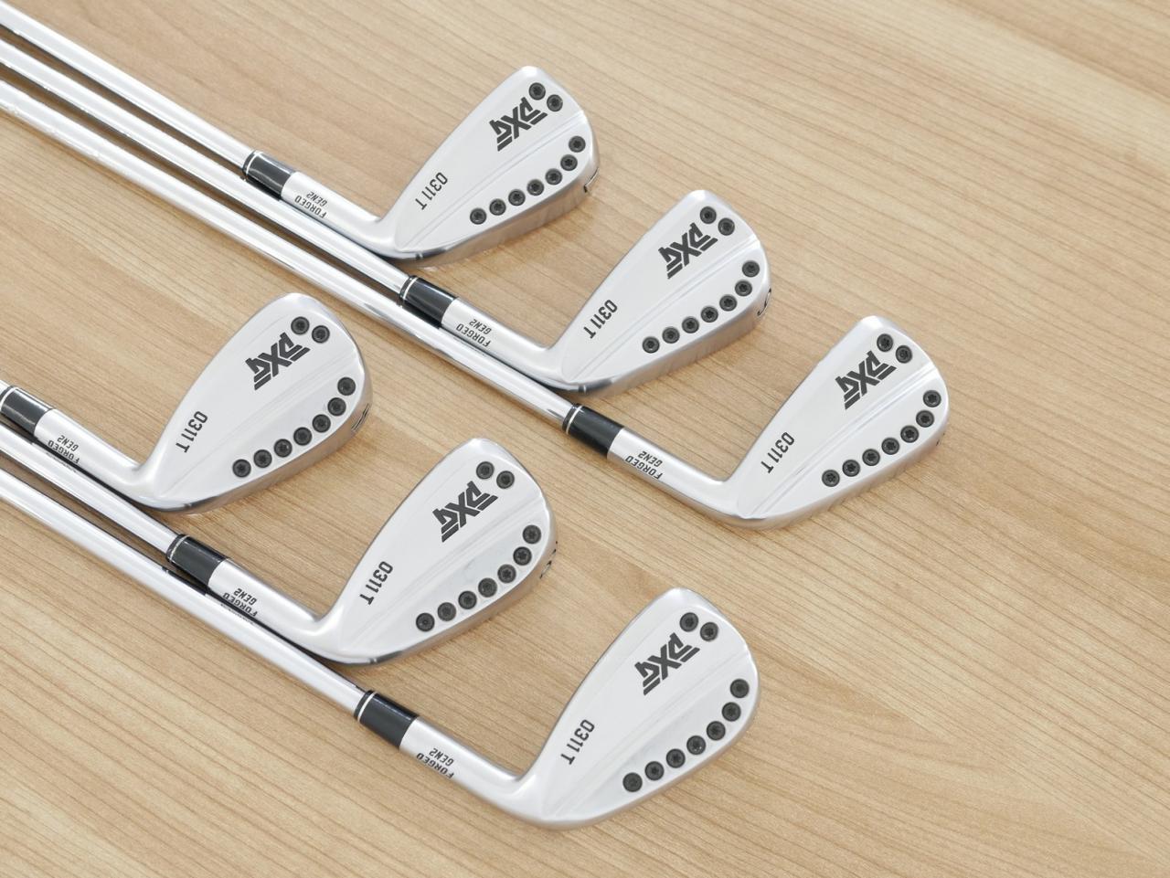 Iron set : PXG : ชุดเหล็ก PXG 0311T GEN 2 Forged (นุ่ม แน่น สวย เท่) มีเหล็ก 5-Pw (6 ชิ้น) ก้านเหล็ก NS Pro 850 Flex R