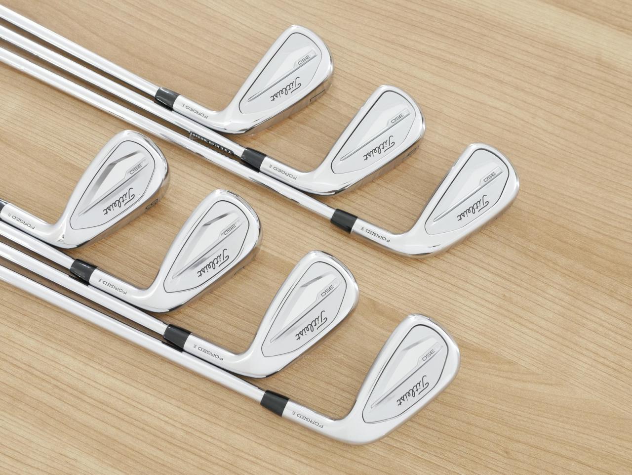 Iron set : Titleist : ชุดเหล็ก Titleist T350 Forged (ออกปี 2023) มีเหล็ก 5-Pw,48 (7 ชิ้น) ก้านเหล็ก NS Pro ZELOS 8 Flex S