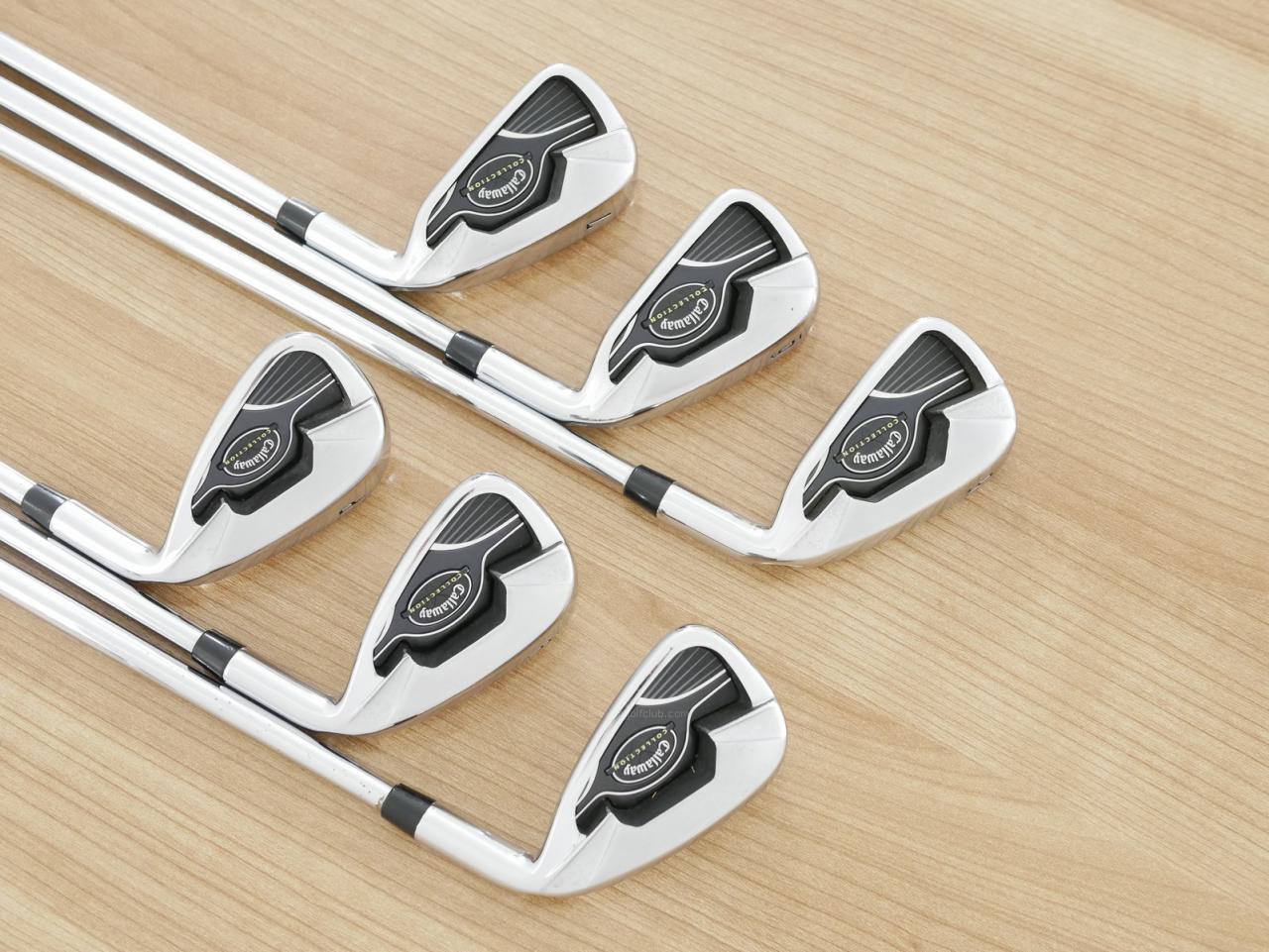 Iron set : Callaway : ชุดเหล็ก Callaway Collection (ตีง่าย ไกล Japan Spec) มีเหล็ก 5-Pw (6 ชิ้น) ก้านเหล็ก NS Pro Modus 120 Flex S