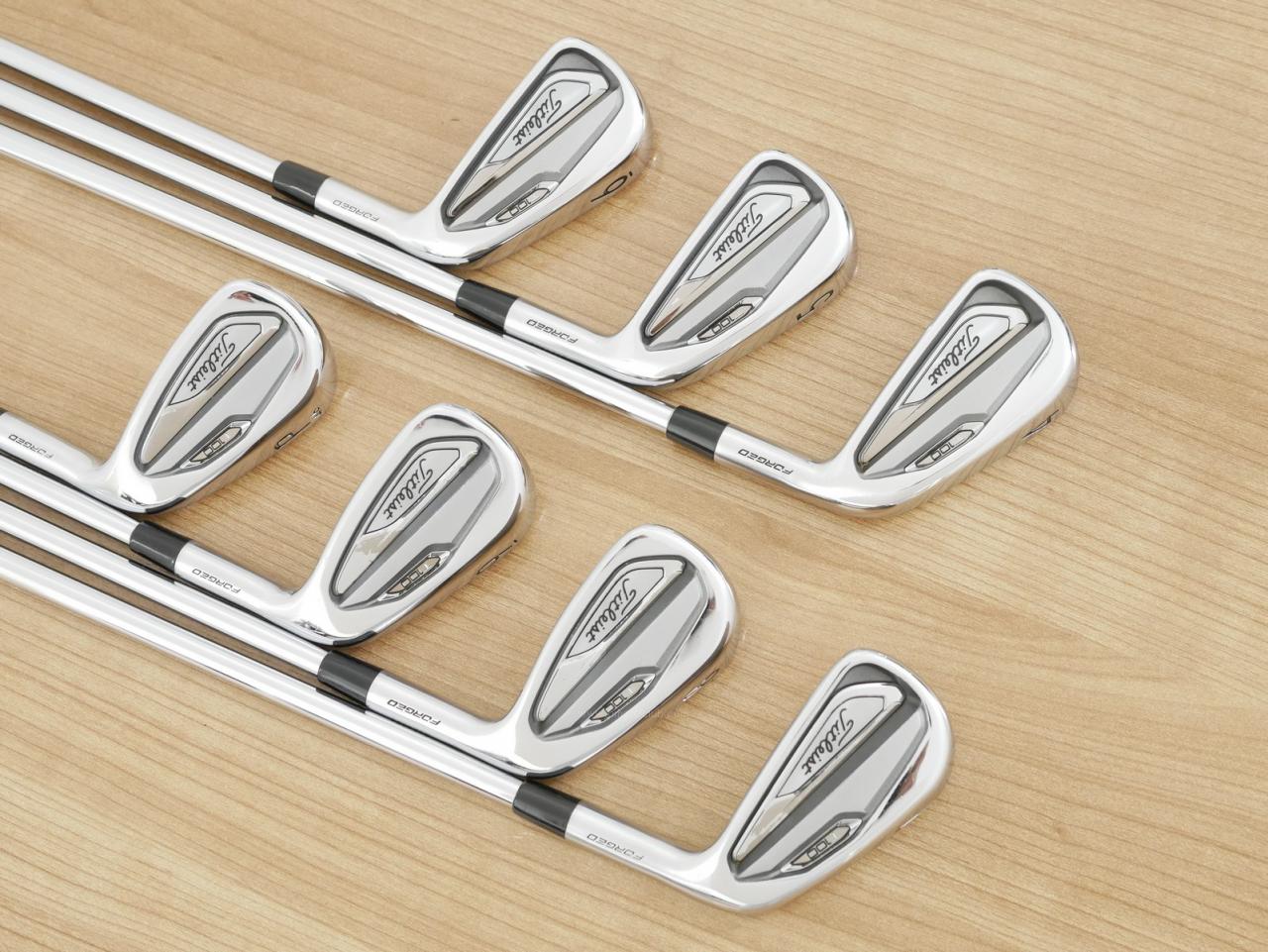 Iron set : Titleist : ชุดเหล็ก Titleist T100 Forged (รุ่นปี 2020) มีเหล็ก 4-Pw (7 ชิ้น) ก้านเหล็ก Project X LZ 5.5 Flex S
