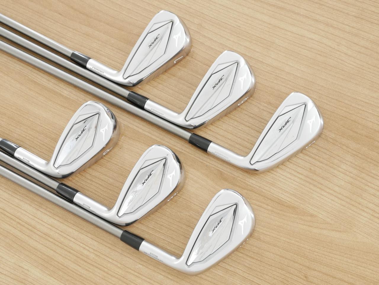 Iron set : Mizuno : ชุดเหล็ก Mizuno JPX 923 Forged (ออกปี 2023 ตัวท๊อป นุ่ม แน่น) มีเหล็ก 5-Pw (6 ชิ้น) ก้าน Steelfiber h-TOUR Flex S