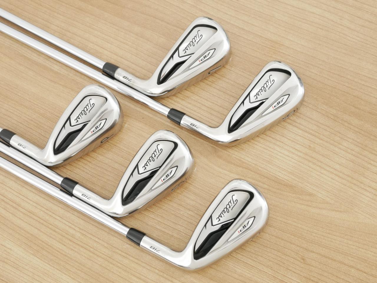 Iron set : Titleist : ชุดเหล็ก Titleist AP1 718 (ออกปี 2018) มีเหล็ก 6-Pw (5 ชิ้น) ก้านเหล็ก NS Pro Zelos 7 Flex R2