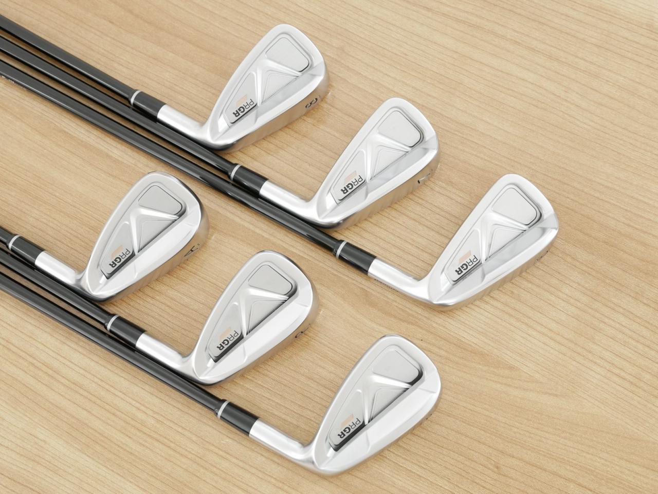 Iron set : PRGR : ชุดเหล็ก PRGR 05 Forged (รุ่นปี 2023) มีเหล็ก 6-Pw,Aw (6 ชิ้น) ก้านกราไฟต์ Fujikura MCI Flex R2