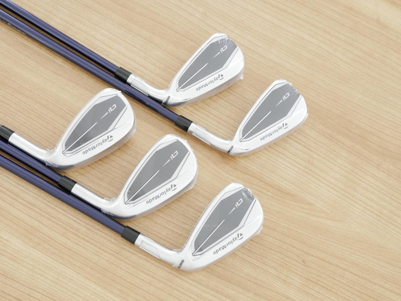 Iron set : Taylormade : **ของใหม่ ยังไม่แกะพลาสติก** ชุดเหล็ก Taylormade Qi (รุ่นล่าสุด ออกปี 2024 Japan Spec.) มีเหล็ก 6-Pw (5 ชิ้น) ก้านกราไฟต์ Mitsubishi Diamana TM60 Flex R