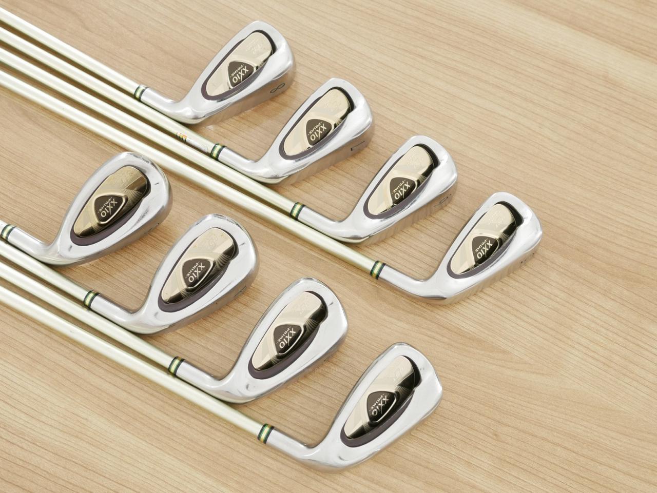 Iron set : XXIO : ชุดเหล็ก XXIO Prime 8 (รุ่นท๊อปสุด ออกปี 2015 ตีง่าย ไกล) มีเหล็ก 5-Pw,Aw,Sw (8 ชิ้น) ก้านกราไฟต์ SP-800 Flex R