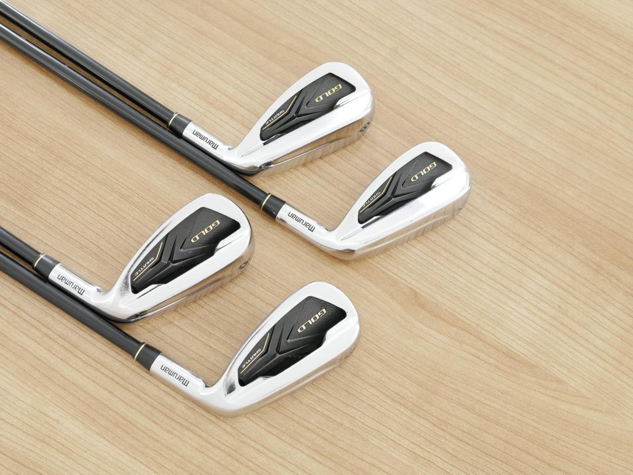 Iron set : Maruman : ชุดเหล็ก Maruman Shuttle Gold (ออกปี 2019 ตีง่าย ไกลสุดๆๆๆๆ) มีเหล็ก 7-Pw (4 ชิ้น) ก้านกราไฟต์ Mitsubishi FUBUKI SG200 Flex R