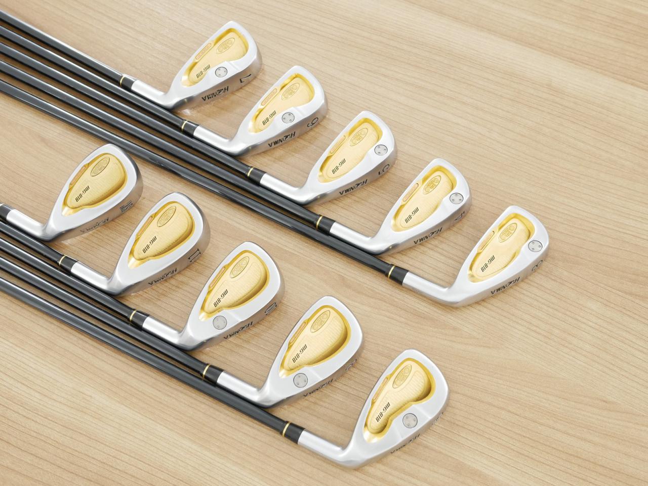 Iron set : Honma : **ก้าน 3 ดาว** ชุดเหล็ก Honma TwinMarks MG818 (รุ่นหายากก) มีเหล็ก 3-11,Sw (10 ชิ้น) ก้านกราไฟต์ ARMRQ 851 Flex R (3 ดาว)