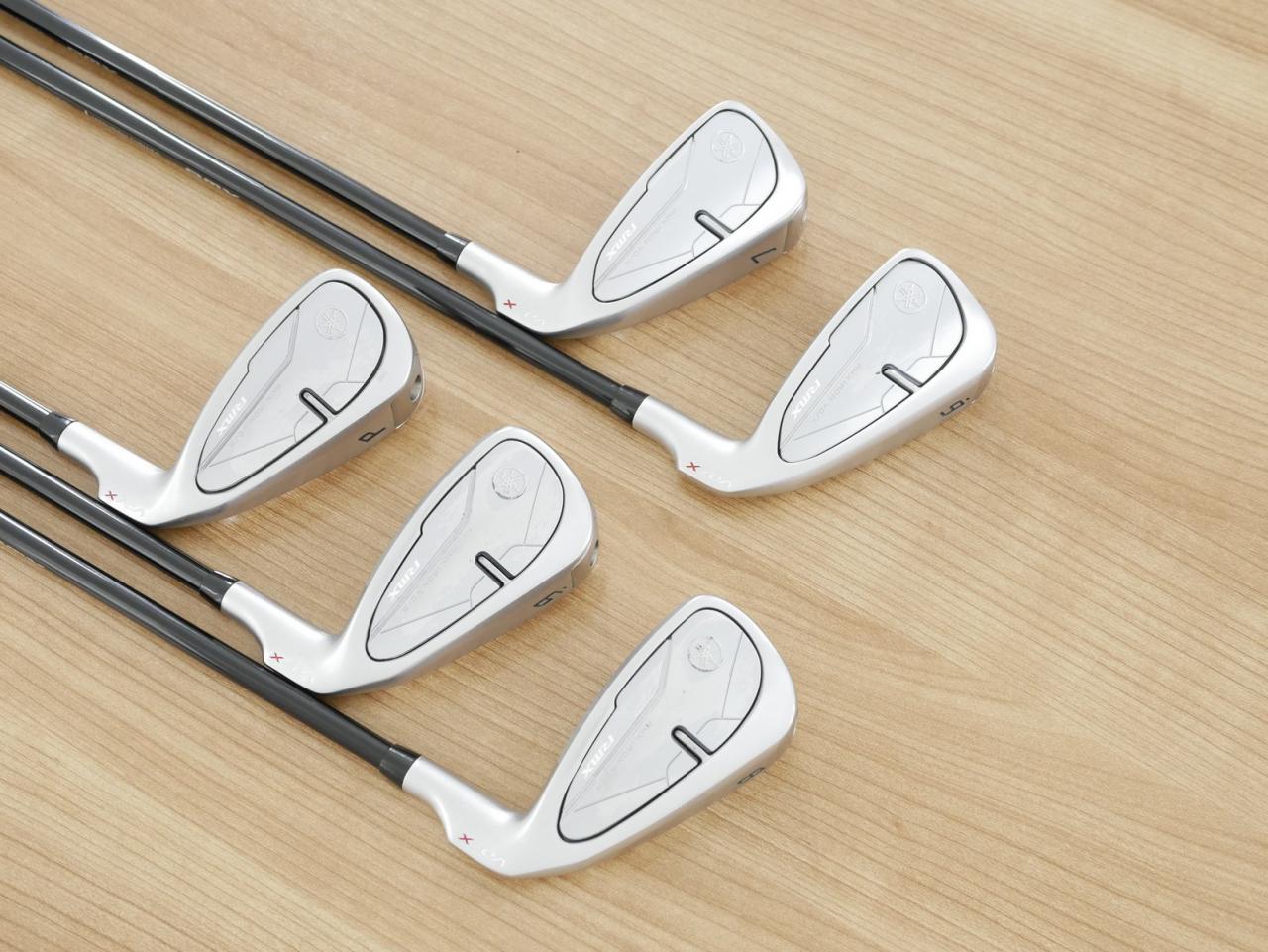 Iron set : Yamaha : ชุดเหล็ก Yamaha RMX VDX (รุ่นล่าสุด ออกปี 2024 ตีไกลและง่ายมากๆๆ ค่า MOI สูงสุด) มีเหล็ก 6-Pw (5 ชิ้น) ก้านกราไฟต์ Mitsubishi TENSEI TR 70i Flex SR