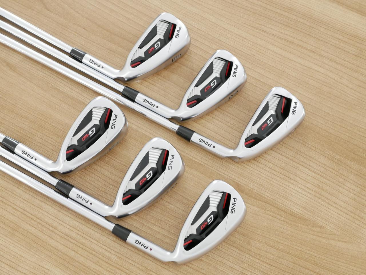 Iron set : Ping : ชุดเหล็ก Ping G410 (รุ่นปี 2019 Japan Spec. ใบใหญ่ ง่าย ไกล) มีเหล็ก 5-Pw (6 ชิ้น) ก้านเหล็ก NS Pro Modus 105 Flex S