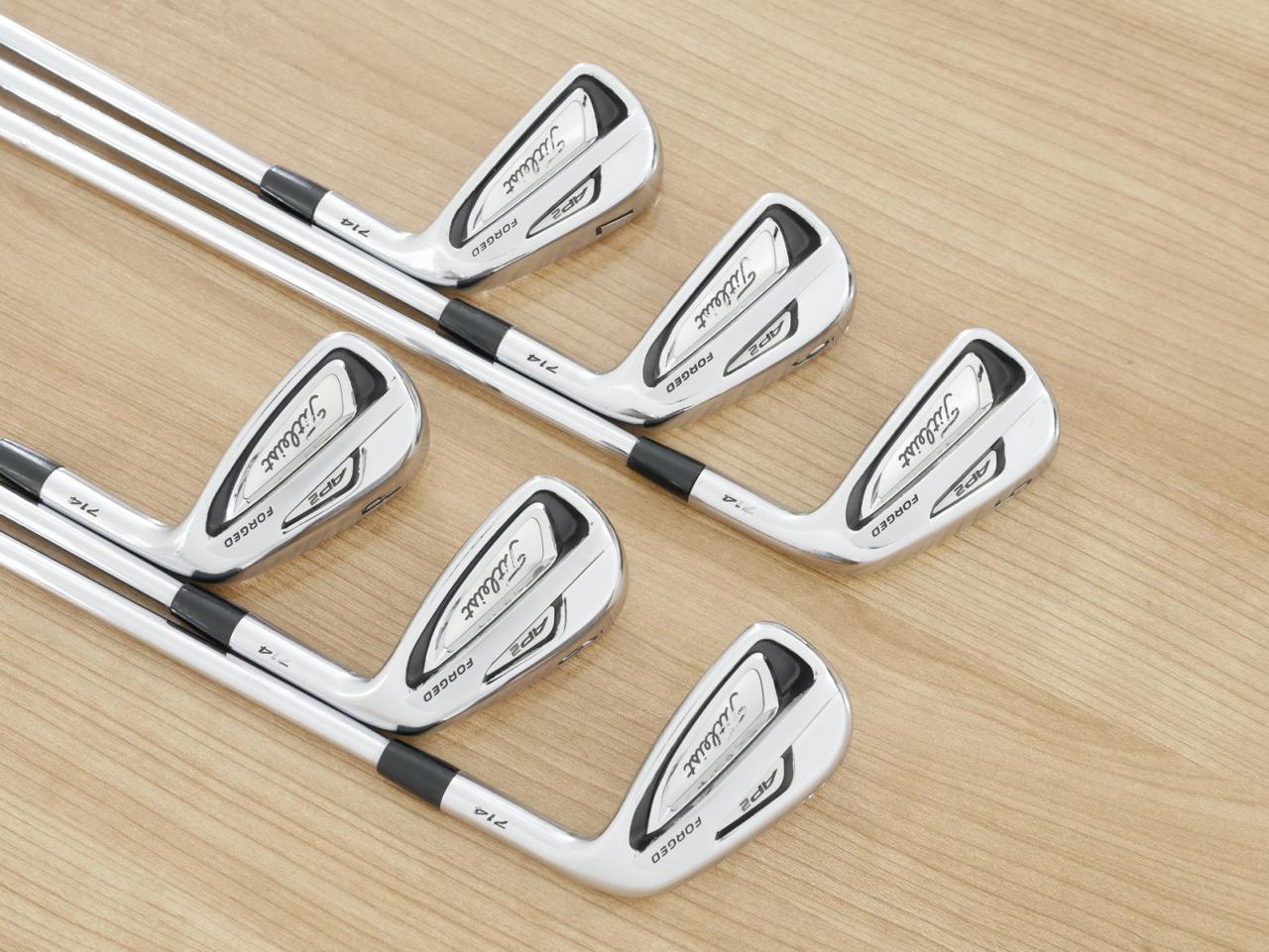 Iron set : Titleist : ชุดเหล็ก Titleist AP2 714 Forged มีเหล็ก 5-Pw (6 ชิ้น) ก้านเหล็ก NS Pro 950 NEO Flex R