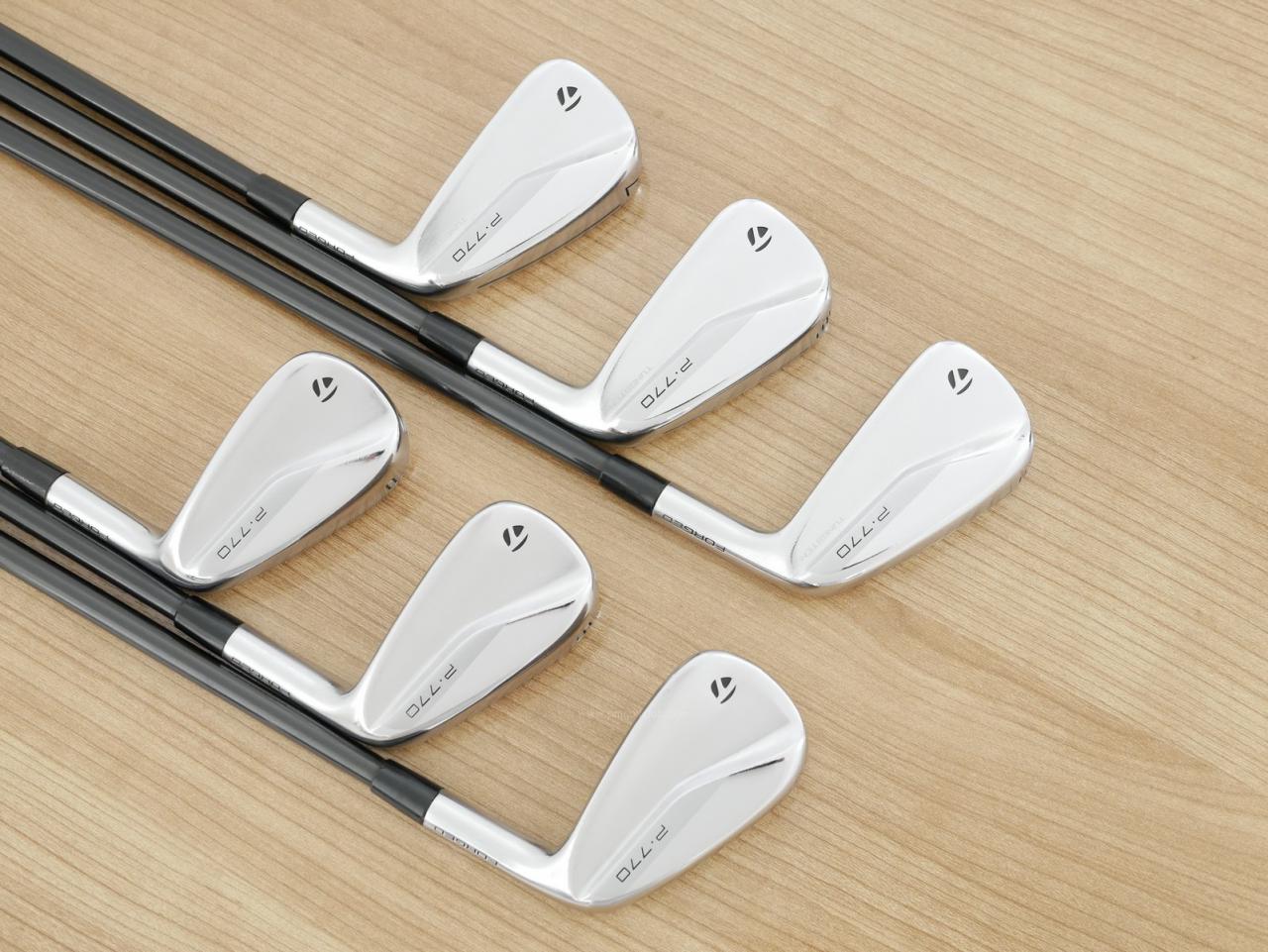 Iron set : Taylormade : ชุดเหล็ก Taylormade P770 Forged (ปี 2021 นุ่ม แน่น) มีเหล็ก 5-Pw (6 ชิ้น) ก้านกราไฟต์ UST Mamiya ATTAS FF 85 Flex S