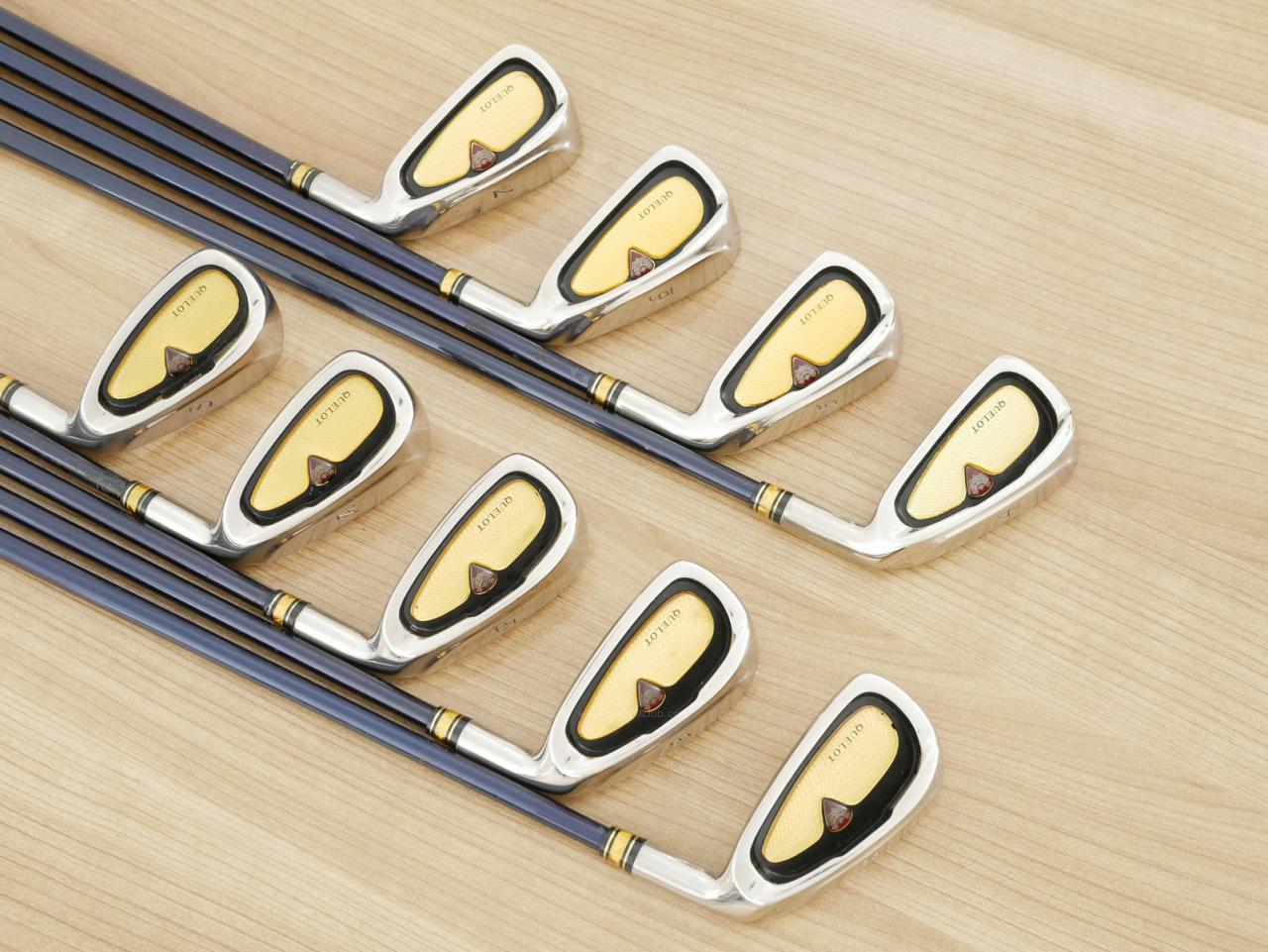 Iron set : Other Brand : ชุดเหล็ก Quelot Royal Excellence RE-10 มีเหล็ก 4-Pw,Aw,Sw (9 ชิ้น) ก้านกราไฟต์ Flex R