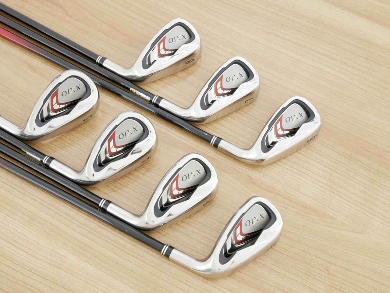 Iron set : XXIO : ชุดเหล็ก XXIO 9 Red (ตีง่ายมากๆ ปี 2017) มีเหล็ก 6-Pw,Aw,Sw (7 ชิ้น) ก้านกราไฟต์ MP-900 Flex R