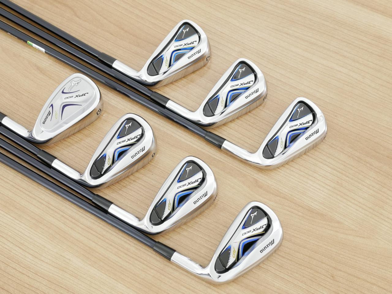Iron set : Mizuno : ชุดเหล็ก Mizuno JPX 800 AD Forged มีเหล็ก 5-Pw,Aw (7 ชิ้น) ก้านกราไฟต์ Flex R