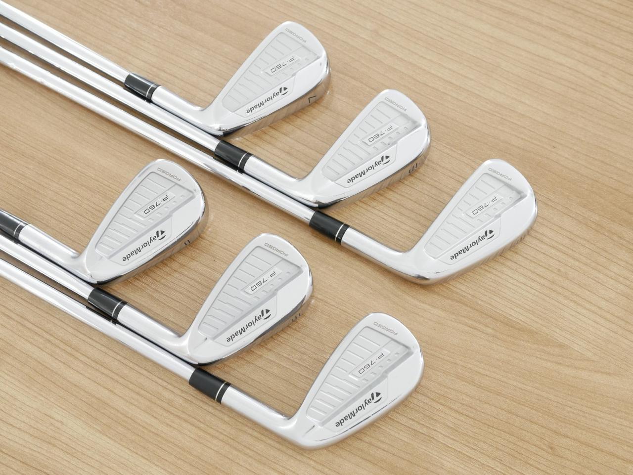 Iron set : Taylormade : ชุดเหล็ก Taylormade P760 Forged (ปี 2018 นุ่ม แน่น) มีเหล็ก 5-Pw (6 ชิ้น) ก้านเหล็ก NS Pro Modus 105 Flex S