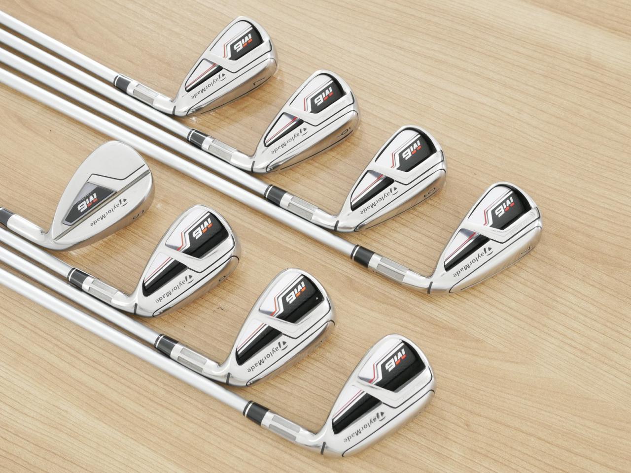 Iron set : Taylormade : ชุดเหล็ก Taylormade M6 (ออกปี 2019 Japan Spec) มีเหล็ก 4-Pw,Sw (8 ชิ้น) ก้านกราไฟต์ Mitsubishi FUBUKI TM6 Flex R
