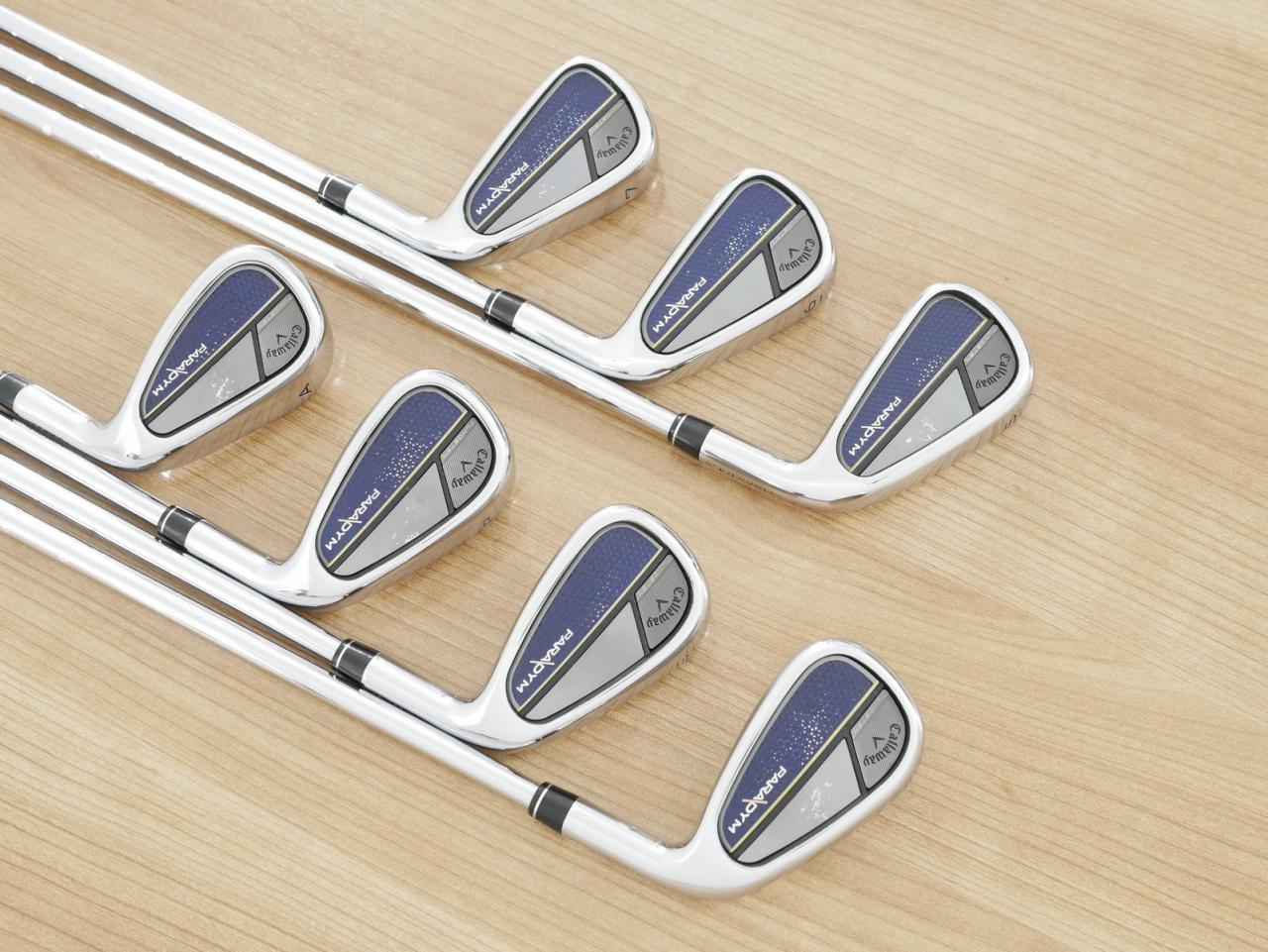 Iron set : Callaway : ชุดเหล็ก Callaway Paradym (รุ่นปี 2023 Japan Spec.) มีเหล็ก 5-Pw,Aw (7 ชิ้น) ก้านเหล็ก NS Pro 950 NEO Flex S