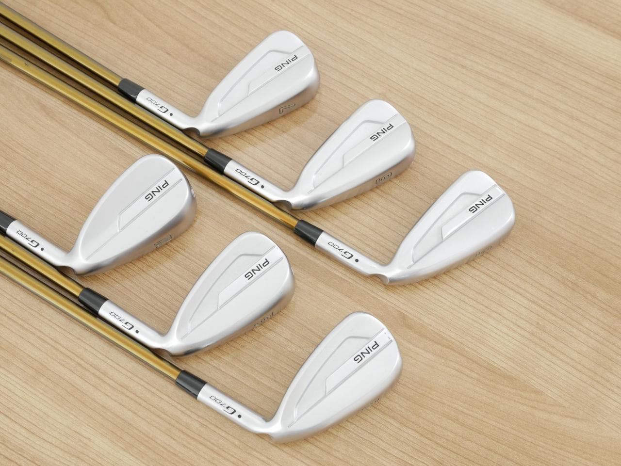 Iron set : Ping : ชุดเหล็ก Ping G700 (ปี 2019 Japan Spec. ใบใหญ่ ง่ายที่สุด ไกลที่สุดของ Ping) มีเหล็ก 5-Pw (6 ชิ้น) ก้านกราไฟต์ Ping ALTA J CB Flex R