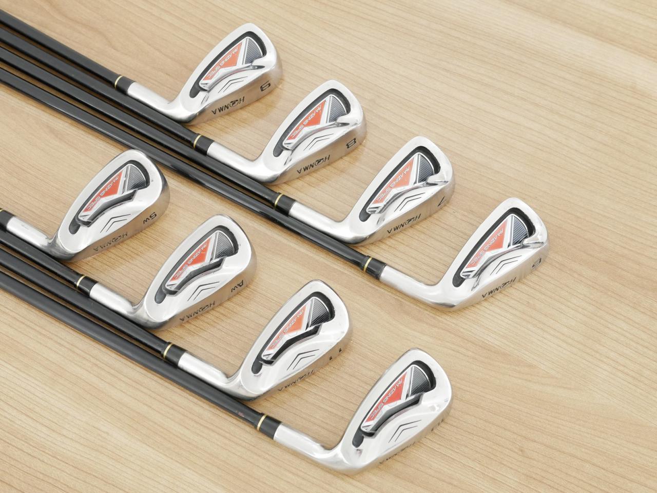 Iron set : Honma : ชุดเหล็ก Honma AMAZING Spec II (หน้าเด้ง โกงองศาสุดๆ ไกลที่สุด) มีเหล็ก 6-11,Aw,Sw (8 ชิ้น ระยะเทียบเท่า 5-Pw,Aw,Sw) ก้าน AMAZING SPEC Feather & Feather FLex R