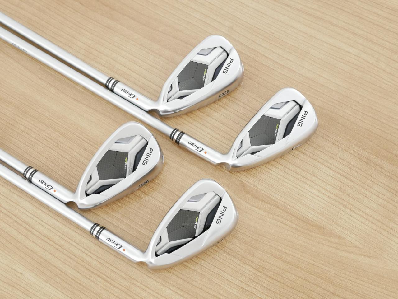 Iron set : Ping : ชุดเหล็ก Ping G430 (ออกปี 2023 Japan Spec. ใบใหญ่ ง่าย ไกล) มีเหล็ก 7-W (4 ชิ้น) ก้านกราไฟต์ Fujikura HL45 Flex R