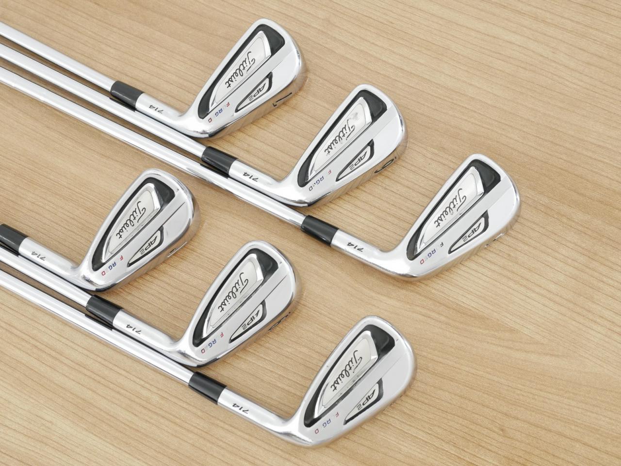 Iron set : Titleist : ชุดเหล็ก Titleist AP2 714 Forged มีเหล็ก 5-Pw (6 ชิ้น) ก้านเหล็ก NS Pro 950 Flex S