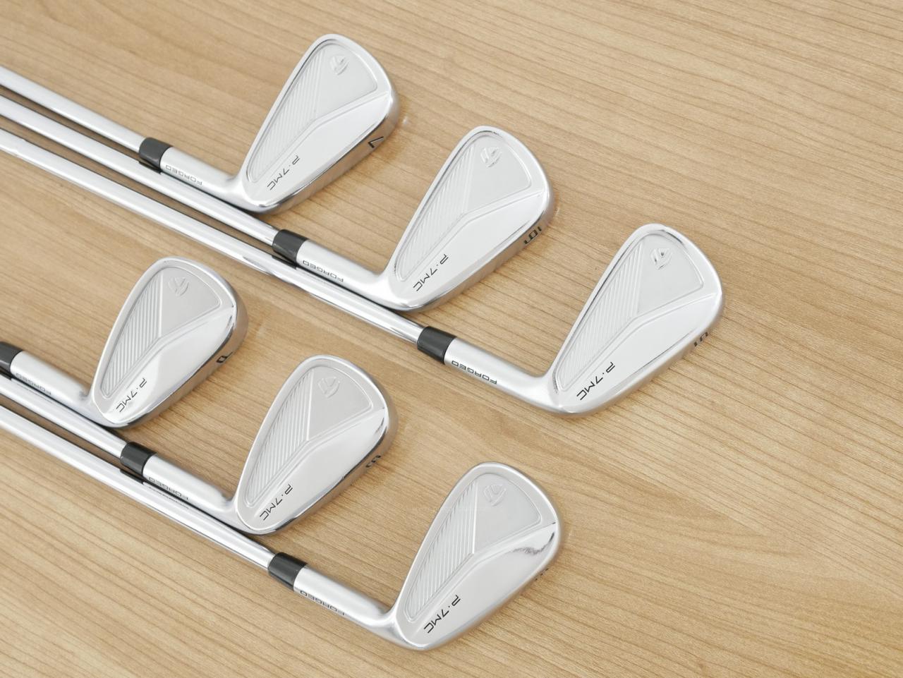Iron set : Taylormade : ชุดเหล็ก Taylormade P7MC Forged (ซีรี่ย์ท้อปสุด ออกปี 2021) มีเหล็ก 5-Pw (6 ชิ้น) ก้านเหล็ก Dynamic Gold Tour Issue S200