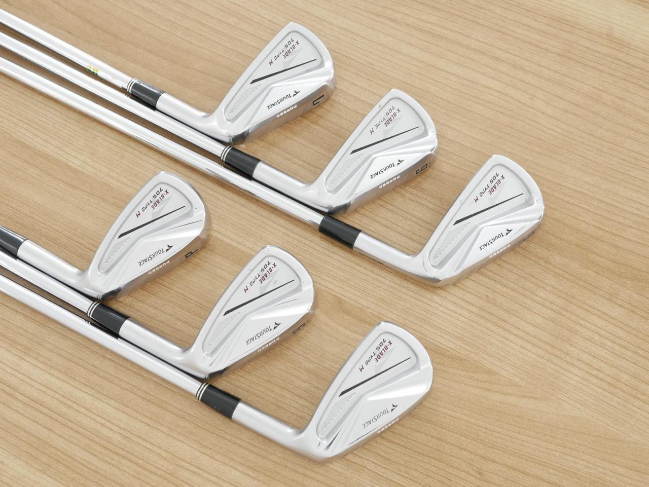 Iron set : Tourstage : ชุดเหล็ก Tourstage X-Blade 705 Type M (Forged) มีเหล็ก 5-Pw ก้านเหล็ก NS Pro 980 DST Flex R
