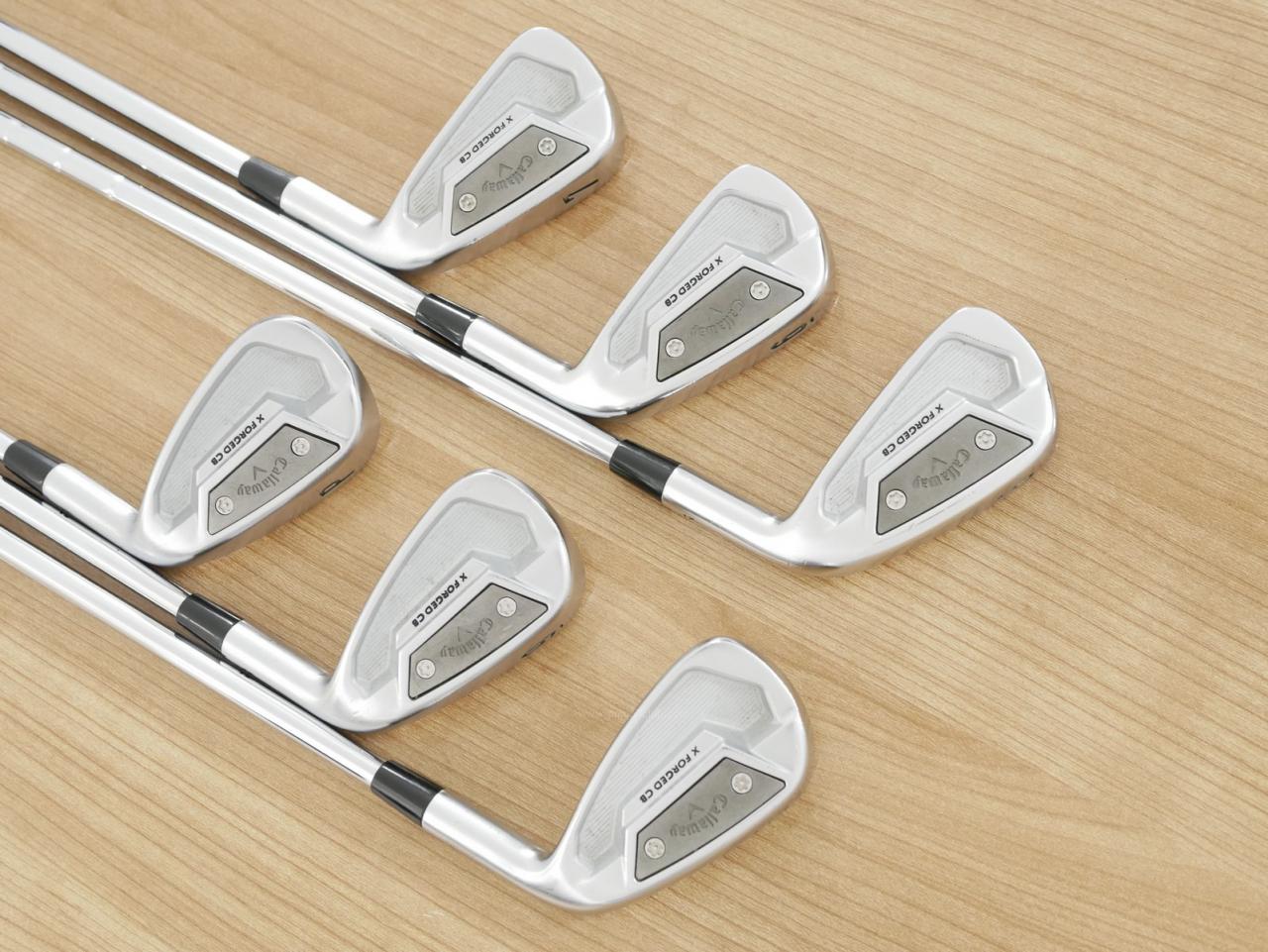 Iron set : Callaway : ชุดเหล็ก Callaway X Forged CB (รุ่นปี 2022) มีเหล็ก 5-Pw (6 ชิ้น) ก้านเหล็ก NS Pro Modus 105 Flex S
