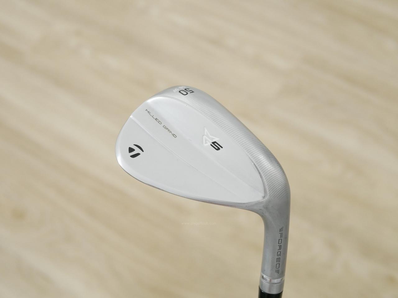 Wedge : Taylormade : Wedge Taylormade Milled Grind 5 (รุ่นล่าสุด ออกปี 2026) Loft 50 ก้านเหล็ก Dynamic Gold 115 MID S200