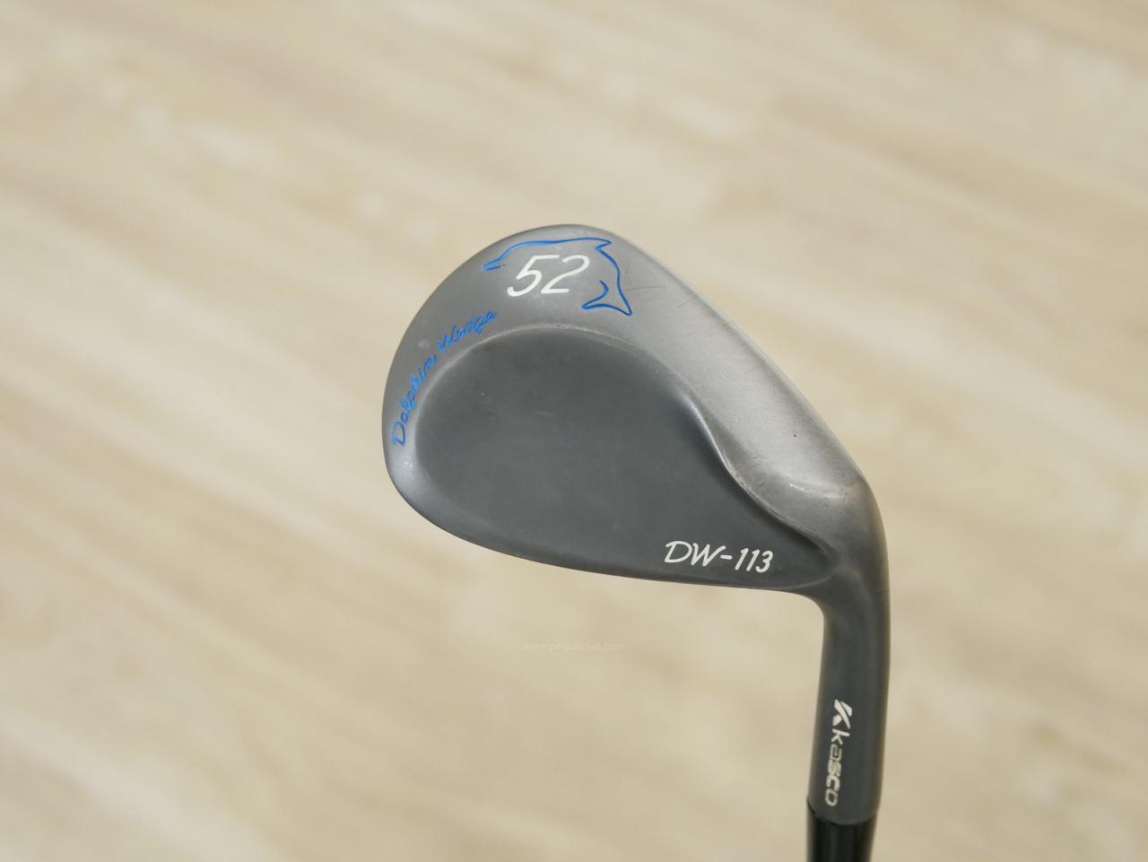 Wedge : Other : Wedge Kasco Dolphin DW-113 Loft 52 ก้านเหล็ก True Temper Lite Flex S