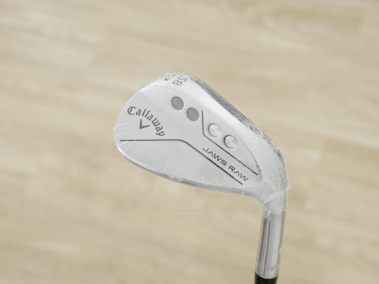 Wedge : Callaway : **ของใหม่ ยังไม่แกะพลาสติก** Wedge Callaway JAWS RAW (ปี 2023) Loft 58 ก้านเหล็ก NS Pro Modus 115 Flex S