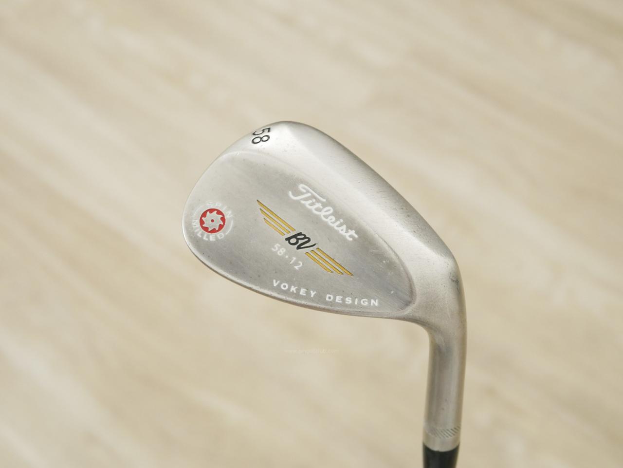Wedge : Other : Wedge Titleist Vokey Design SPIN MILLED Loft 58 ก้านเหล็ก 