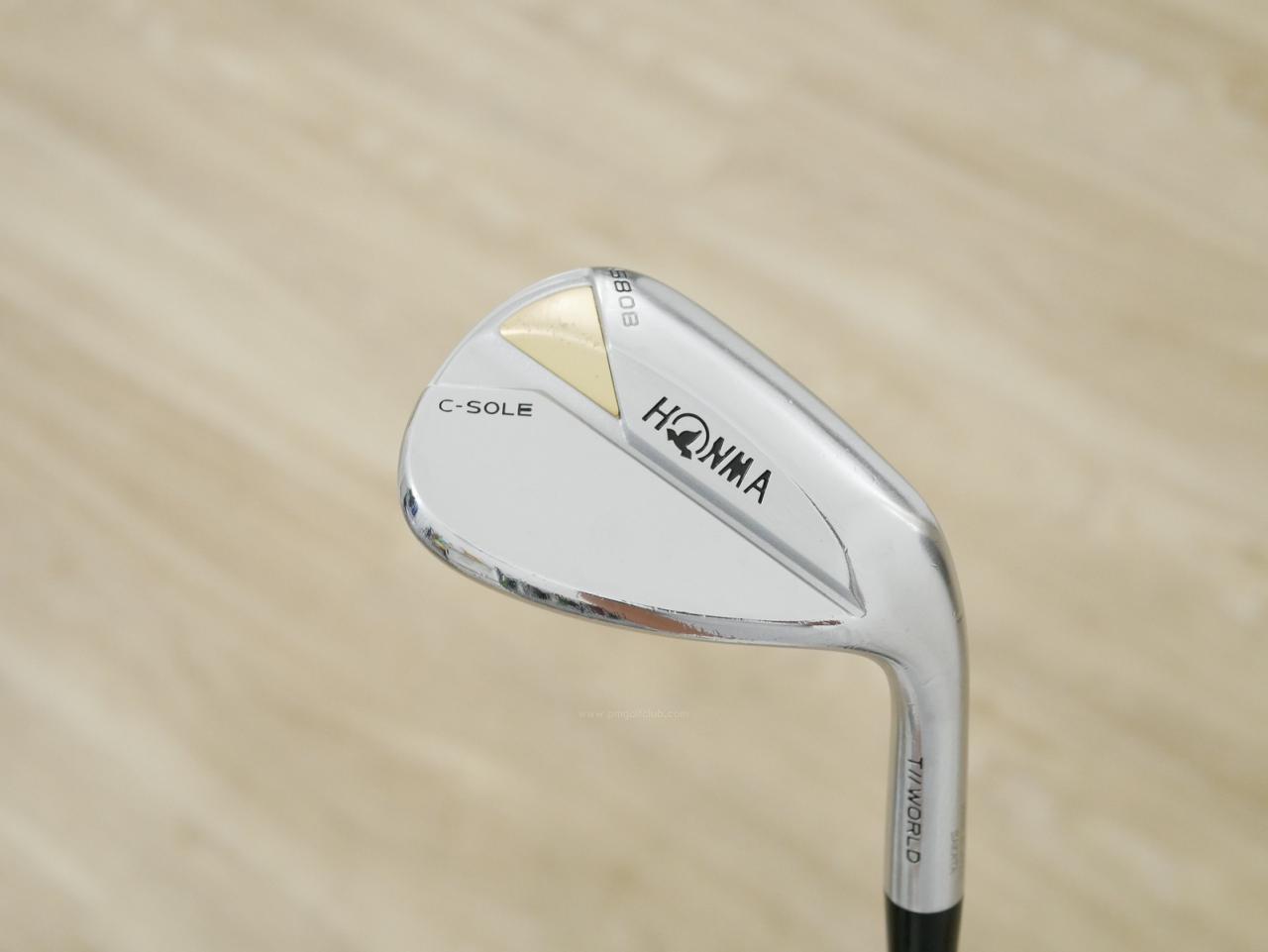 Wedge : Honma : Wedge Honma Tour World TW-W C-Sole (ปี 2022) Loft 58 ก้านเหล็ก Dynamic Gold S200