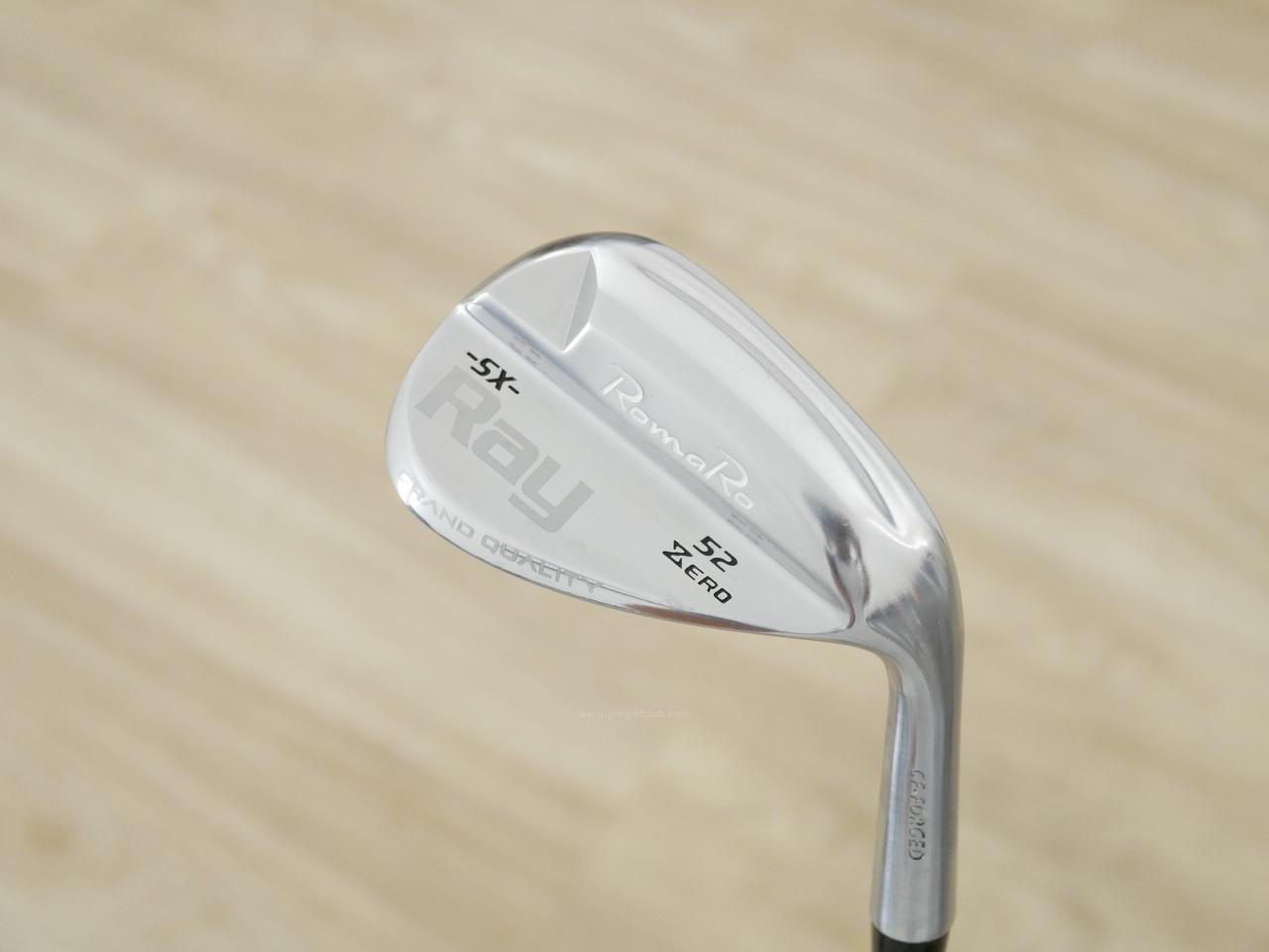 Wedge : Romaro : Wedge Romaro Ray SX ZERO Forged Loft 52 ก้านเหล็ก True Temper ALLOY BLUE S200