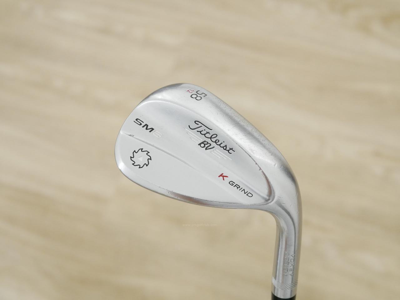 Wedge : Other : Wedge Titleist Vokey SM6 Loft 58 ก้านเหล็ก NS Pro 950 Flex S