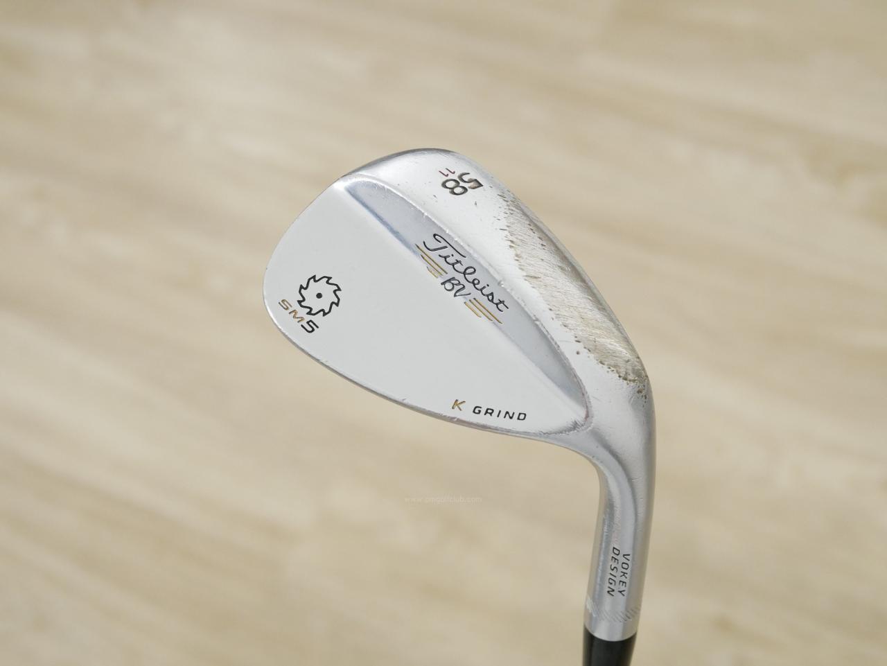 Wedge : Other : Wedge Titleist Vokey SM5 Forged Loft 58 ก้านเหล็ก Dynamic Gold S200