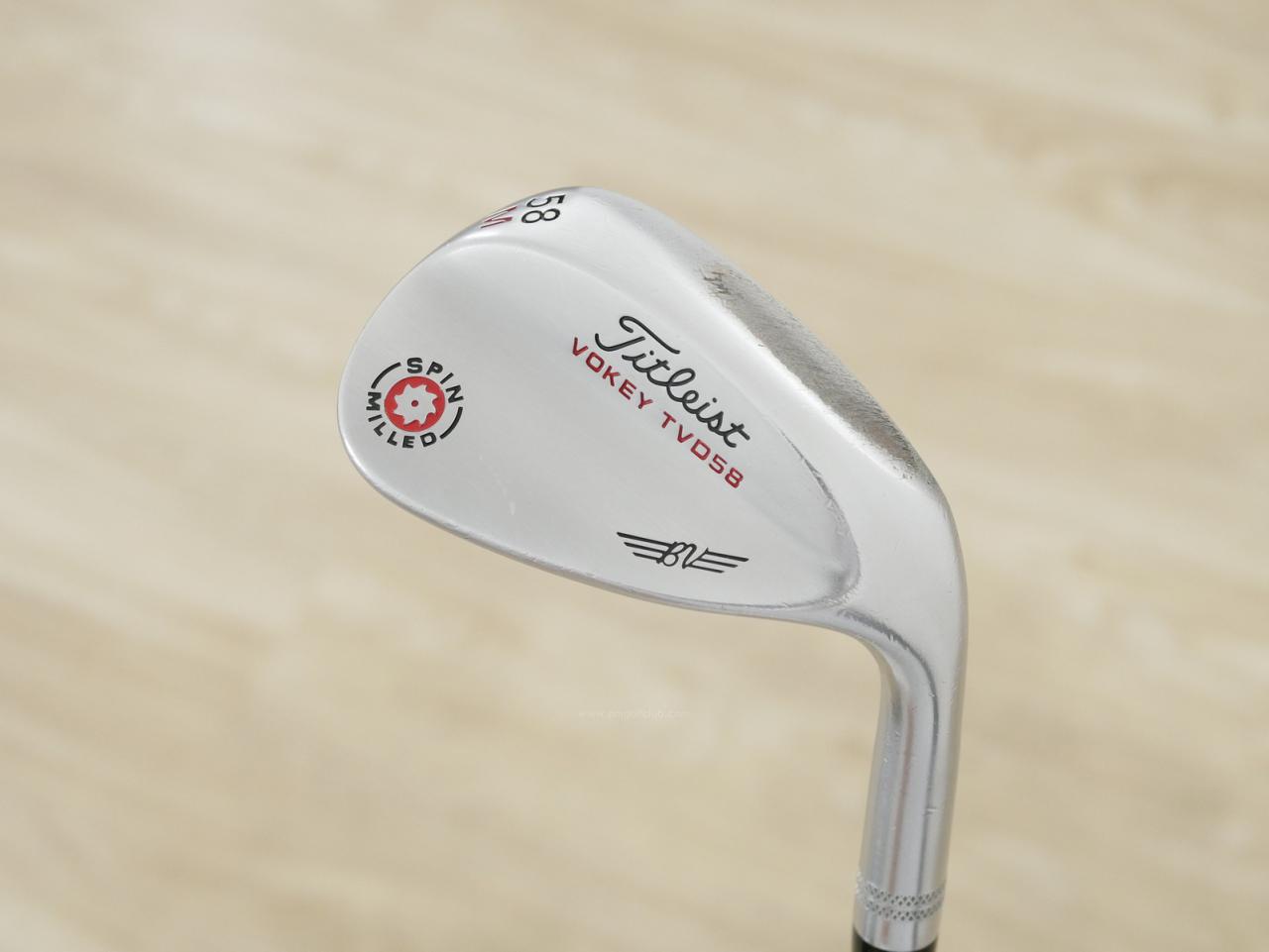 Wedge : Other : Wedge Titleist Vokey TVD Spin Milled Loft 58 ก้านเหล็ก Dynamic Gold S400