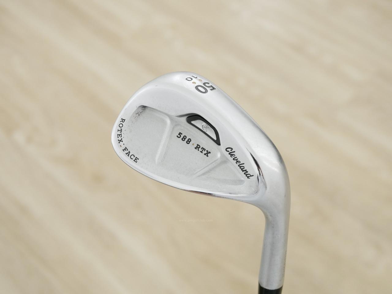 Wedge : Cleveland : Wedge Cleveland 588 RTX Rotex Loft 50 ก้านเหล็ก Dynamic Gold S200
