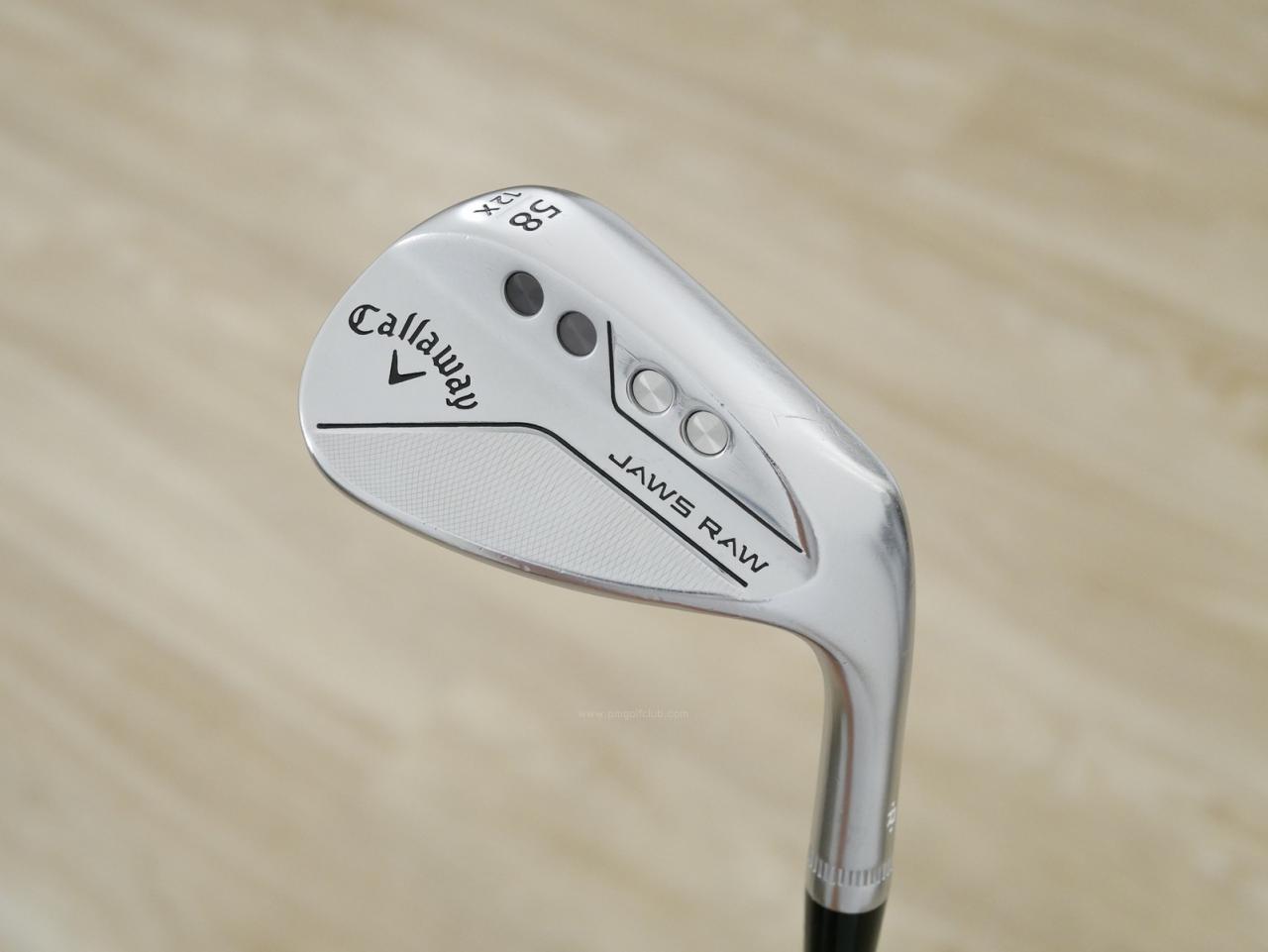 Wedge : Callaway : Wedge Callaway JAWS RAW (ปี 2023) Loft 58 ก้านเหล็ก Dynamic Gold S200
