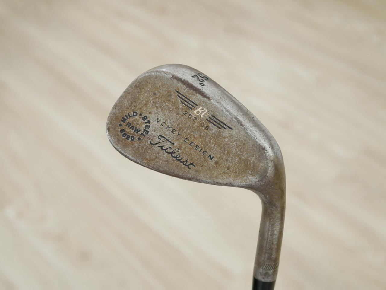 Wedge : Other : Wedge Titleist Vokey Design Mild Steel Raw Loft 52 ก้านเหล็ก NS Pro 950 Flex S