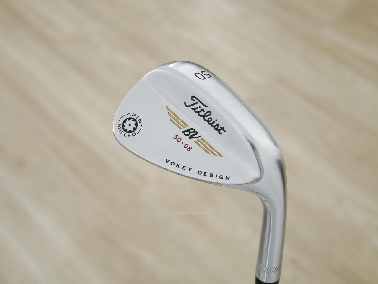 Wedge : Other : Wedge Titleist Vokey Design SPIN MILLED Loft 50 ก้านเหล็ก NS Pro 1050 Flex S