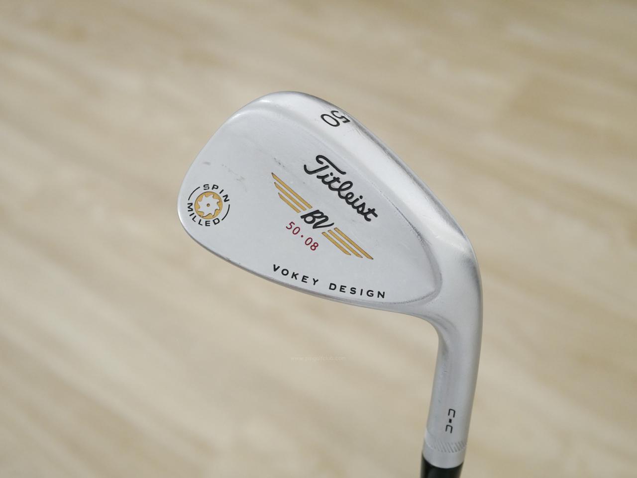 Wedge : Other : Wedge Titleist Vokey Design SPIN MILLED Loft 50 ก้านเหล็ก Dynamic Gold S200