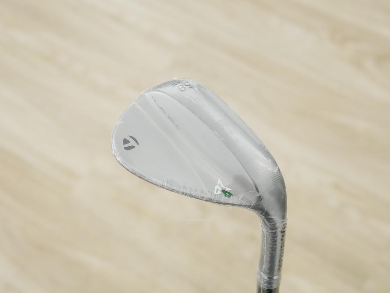 Wedge : Taylormade : **ของใหม่ ยังไม่แกะพลาสติก** Wedge Taylormade Milled Grind 4 Loft 58 ก้านเหล็ก Dynamic Gold EX Weight Lock Tour Issue S200
