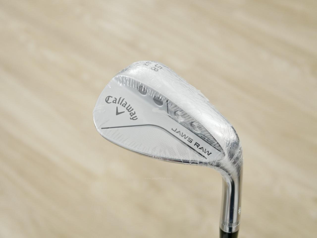 Wedge : Callaway : **ของใหม่ ยังไม่แกะพลาสติก** Wedge Callaway JAWS RAW (ปี 2023) Loft 58 ก้านเหล็ก NS Pro 950 NEO Flex S