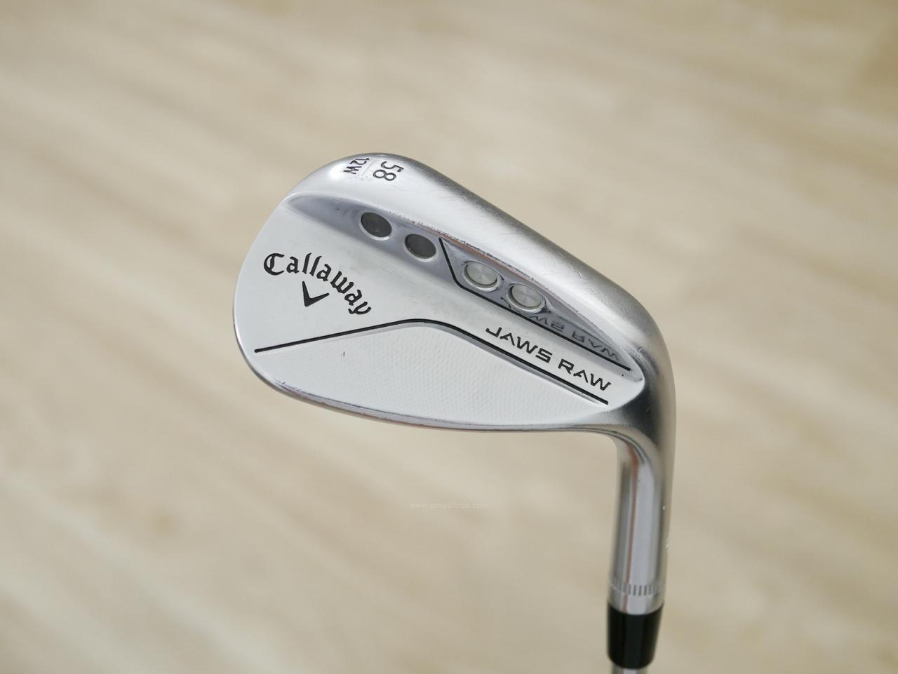 Wedge : Callaway : Wedge Callaway JAWS RAW (รุ่นใหม่ ปี 2023) Loft 58 ก้านเหล็ก Dynamic Gold S200