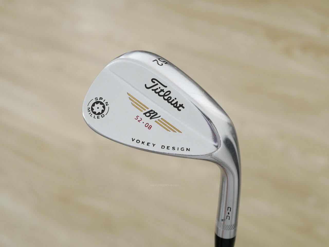 Wedge : Other : Wedge Titleist Vokey Design SPIN MILLED Loft 52 ก้านเหล็ก Flex S