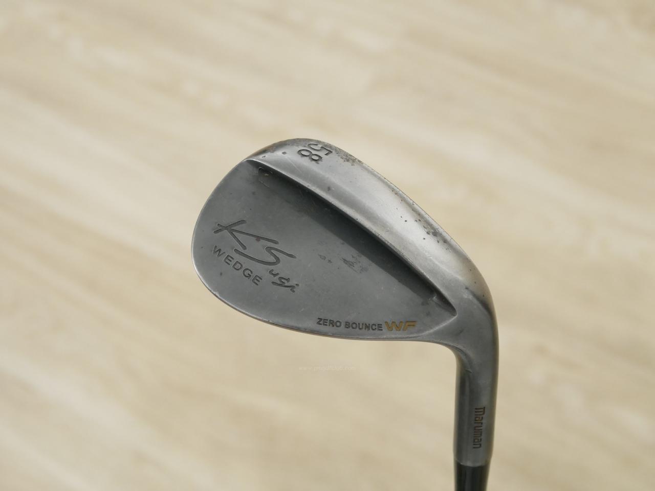 Wedge : Other : Wedge Maruman KS Zero Bounce WF Forged (รุ่นใหม่ ใบใหญ่ ตีง่ายมาก) Loft 58 ก้านเหล็ก 